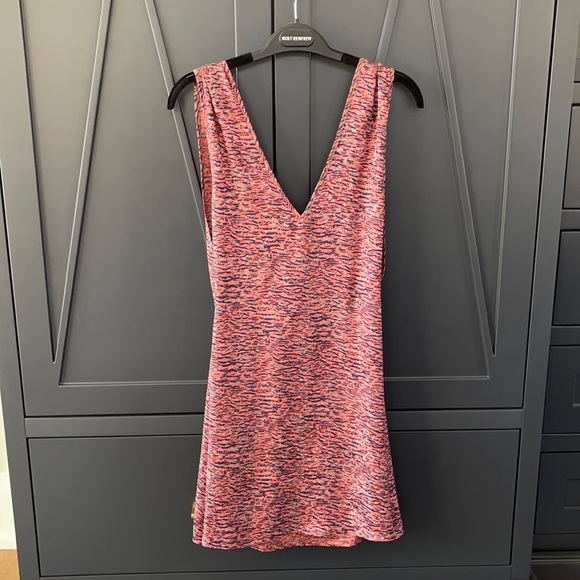 Elizabeth and James Silk V-Neck Dress - Size XS - Picture 1 of 6